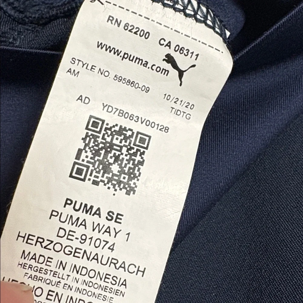 Puma Women's Dark Blue Capris - Picture 6 of 7